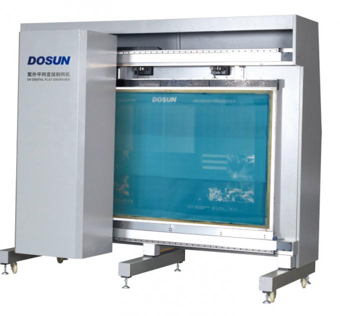 Kundenspezifische UV-Digital-Flachbett-Laser-Graveur-Maschine, Textilflaches Stich-System 0